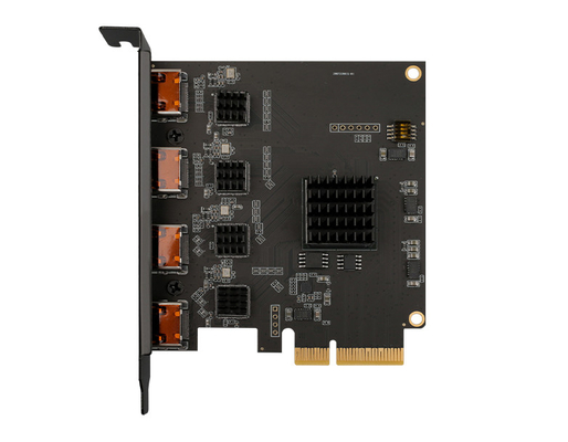 Разрешение 4-канальная видеокарта PCIe для одновременного отображения и переключения