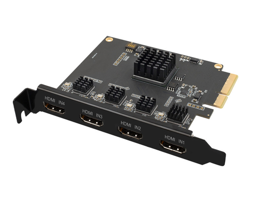 Разрешение 4-канальная видеокарта PCIe для одновременного отображения и переключения