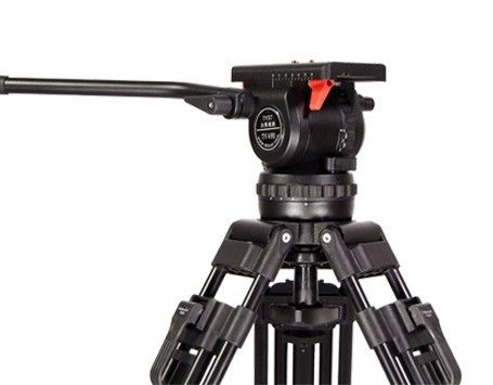 Профессиональное видеосъемка Углеродный волокно тройник 75 мм диаметром чашки с одной ручкой