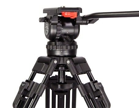 Профессиональное видеосъемка Углеродный волокно тройник 75 мм диаметром чашки с одной ручкой