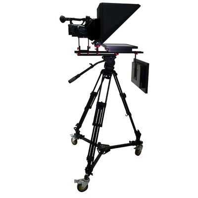 Поддерживаемый Windows 8 TY21G2 Dual Screen Studio Teleprompter с PTZ Caster Tripod