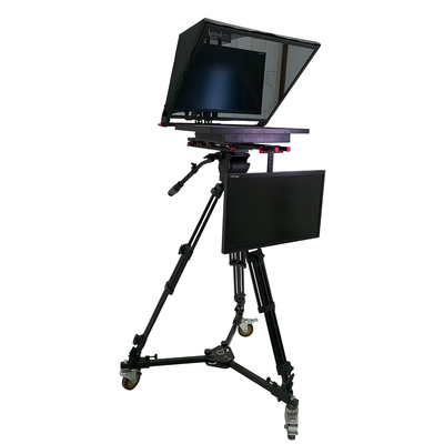 Поддерживаемый Windows 8 TY21G2 Dual Screen Studio Teleprompter с PTZ Caster Tripod