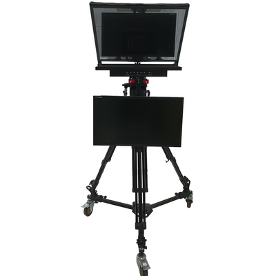 Поддерживаемый Windows 8 TY21G2 Dual Screen Studio Teleprompter с PTZ Caster Tripod