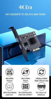 Профессиональная SMD-карта монтажа типа 4K для аудио-видеосъемки для записи в прямом эфире и OBS