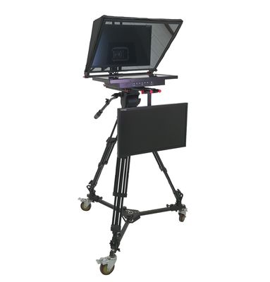 Самопроверка двойного экрана 24 "Autocue Teleprompter для студии вещания OEM/ODM поддерживается