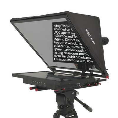 21G-GH 21дюймовый одноэкранный студийный телепромптер с профессиональным штативом и кастрами