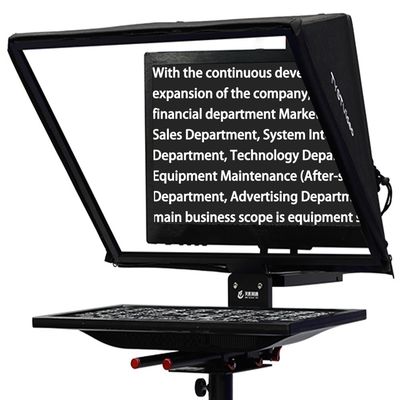 TS200 Teleprompter 20 дюймовый одномониторный студийный автокоуч с регулируемой подставкой
