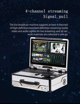 16G оперативная память 17,3-дюймовая система прямой трансляции с передовыми технологиями аудио и радио