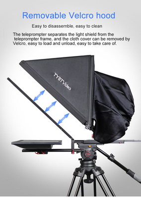 22 дюйма TYSTVideo Профессиональный портативный телевизор Live Stream Prompter Studio Teleprompter Видеосъемка