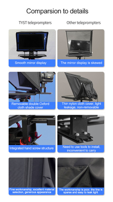 22 дюйма TYSTVideo Профессиональный портативный телевизор Live Stream Prompter Studio Teleprompter Видеосъемка