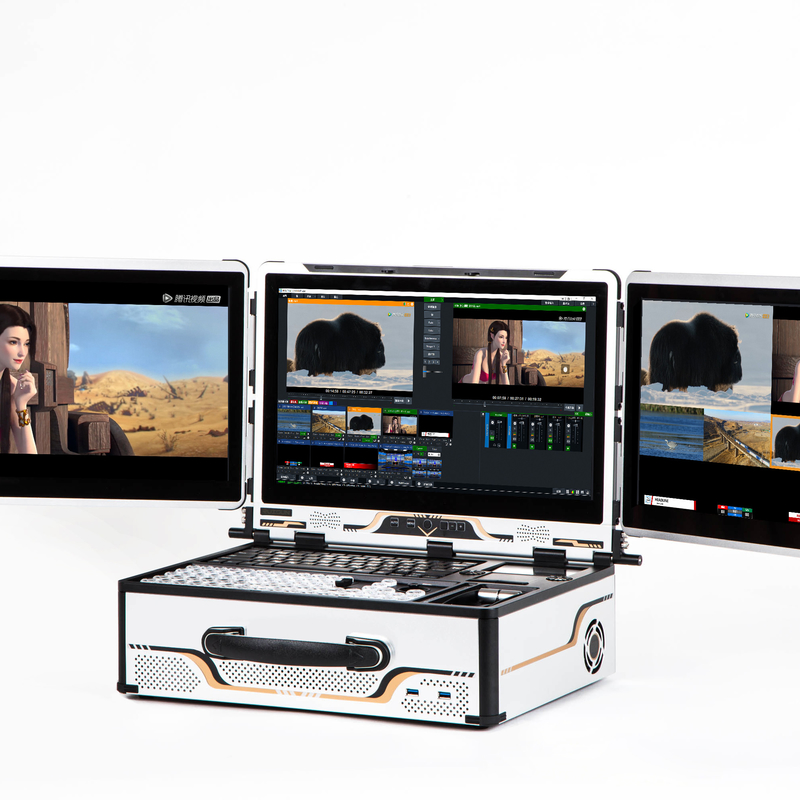 3 экрана прямая трансляция All-in-One Machine от TYST с 17,3&quot; монитором