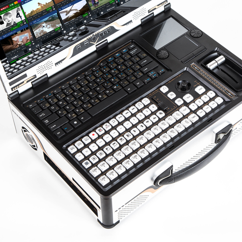 TystvideovideoGuide Все в одном устройстве прямая трансляция 17,3-дюймовый матовый экран с коммутатором Vmix